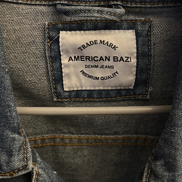 Custom Made Lion Jean Jacket - Picture 3 of 4